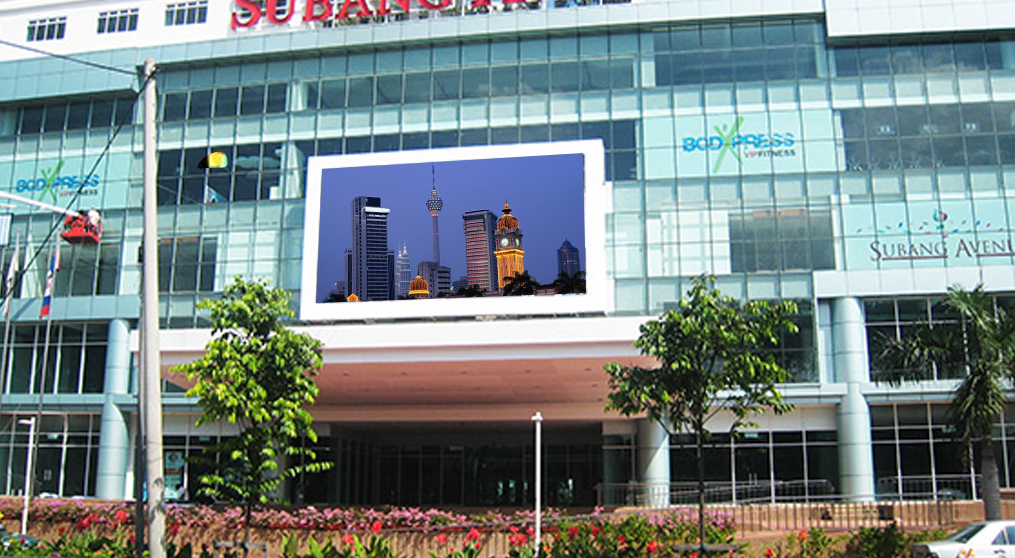 马来西亚吉隆坡雪邦大道户外全彩LED显示屏项目