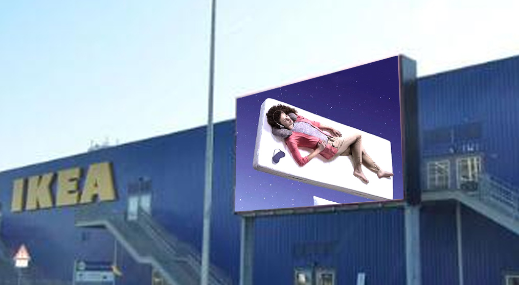 德国宜家户外广告LED显示屏项目